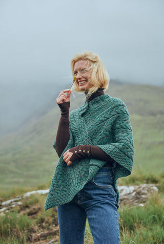 Inishmore Irish Sweater Poncho