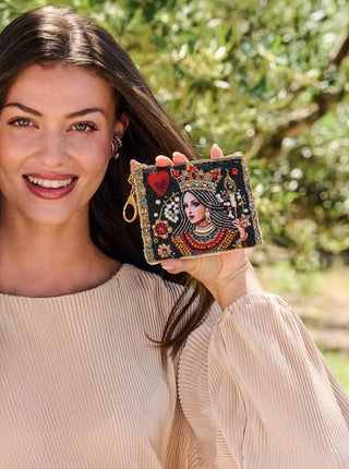 Queen of Hearts Mary Frances Coin Purse