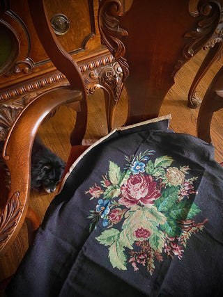 Flanders Floral Belgian Tapestry Chair Cover