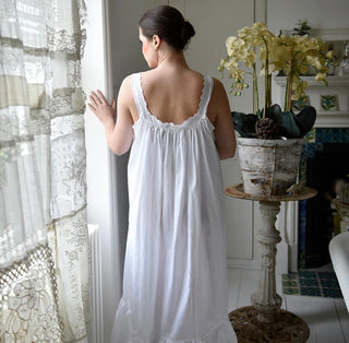 Broderie Anglaise Gown