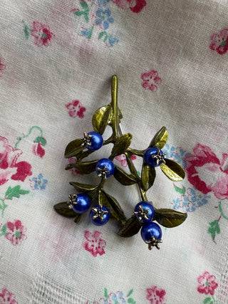 Blueberry Brooch