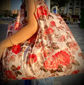 Cabbage Rose Tote