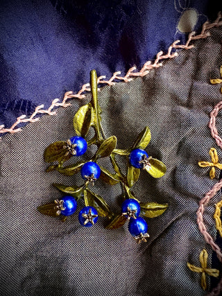 Blueberry Brooch