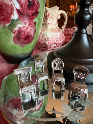 Chippendale Chairs Placecard Holders