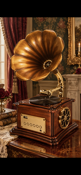 Gramophone Blue Tooth Speaker