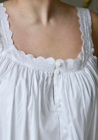 Broderie Anglaise Gown