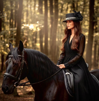 Frances French Gothic Riding Hat