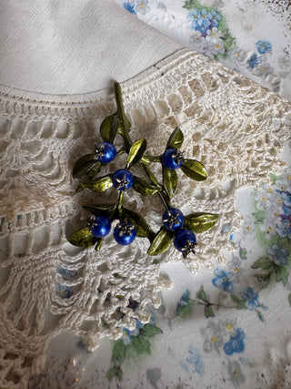 Blueberry Brooch