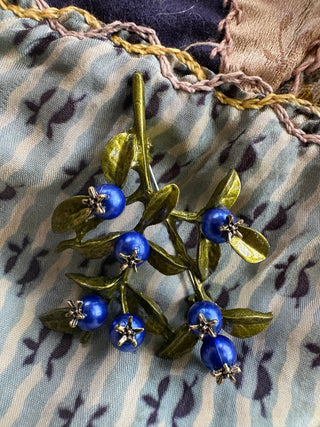 Blueberry Brooch
