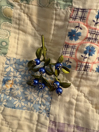Blueberry Brooch