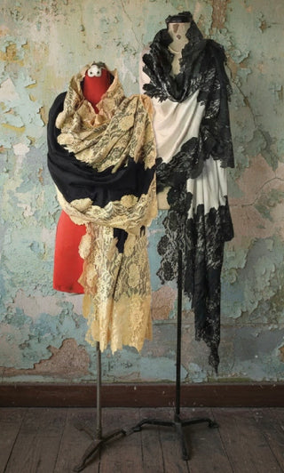 Parisian Lace Cashmere Wrap