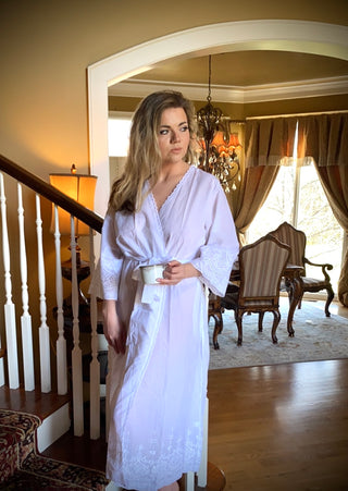 Embroidered Cotswolds Spa Robe