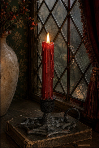 Cobweb Candlestick
