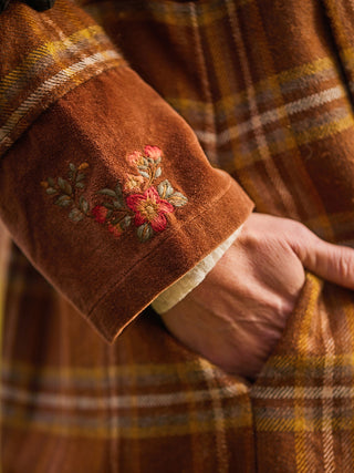 Dickens Classic Plaid Coat