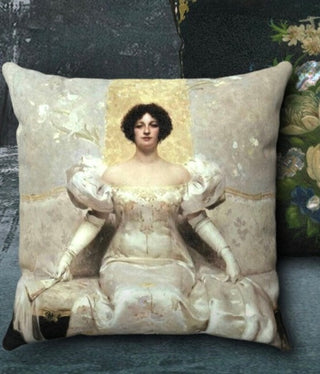 “Madame Bougie” Pillow with Insert