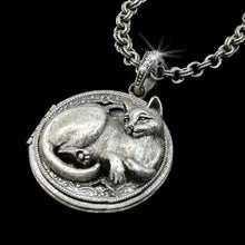 Persian Cat Locket Necklace