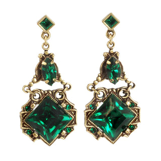 Art Deco Vintage Squares Earrings