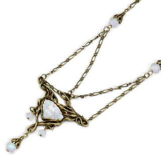 Aurora Glass Art Nouveau Necklace