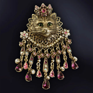 Elizabethan Collared Cat Pin