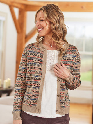 Fair Isle Bookshop Cardigan