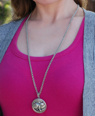 Persian Cat Locket Necklace