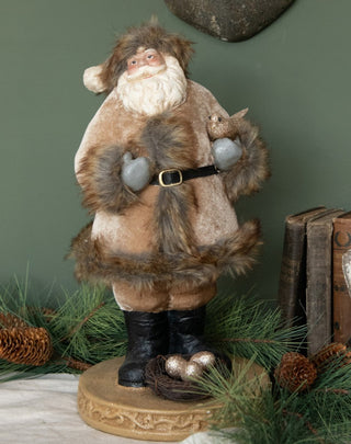 Fur-clad Woodland Wonder Santa