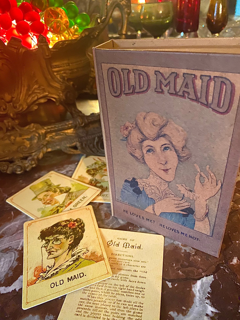 Antique Old Maid Card Game – Hopeless Romantic