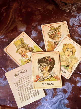 Antique Old Maid Card Game