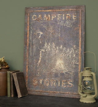 Campfire Stories Vintage Sign