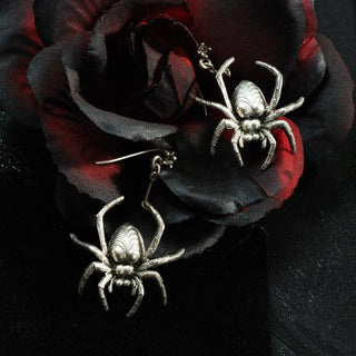 Woeful Widows Spider Earrings