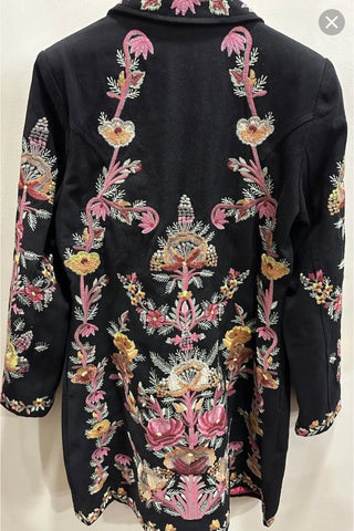 Amelia Embroidered Beauty Heirloom Coat