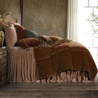 Venetian Silk Velvet Queen Bedding Set