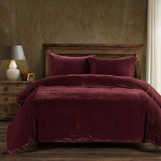 Venetian Silk Velvet Queen Duvet Cover