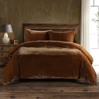 Venetian Silk Velvet Queen Duvet Cover