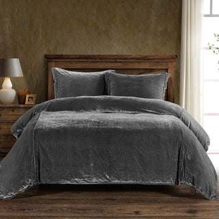 Venetian Silk Velvet Queen Duvet Cover