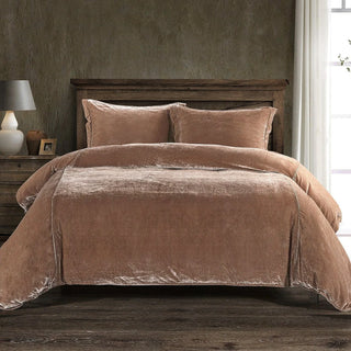 Venetian Silk Velvet Queen Duvet Cover