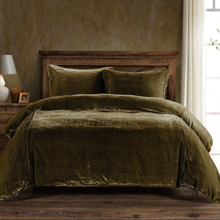 Venetian Silk Velvet Queen Duvet Cover