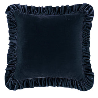 Venetian Silk Velvet Ruffled Euro Sham