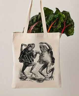 Frolicking Frogs Tote Bag