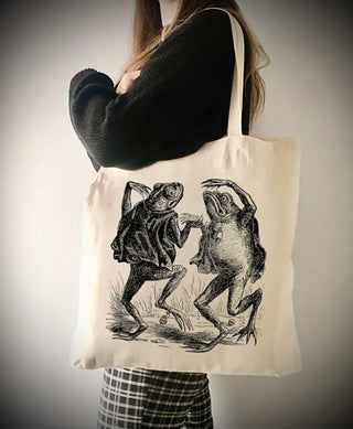Frolicking Frogs Tote Bag