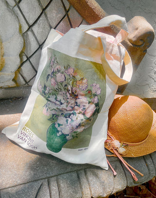 Van Gogh Roses Tote