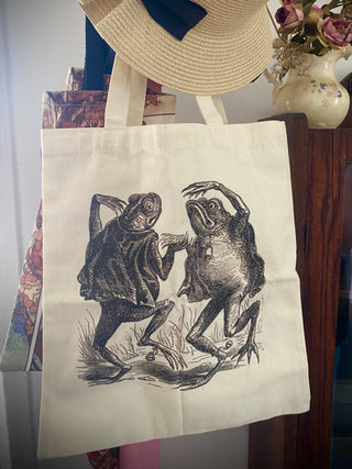 Frolicking Frogs Tote Bag