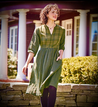 Cozy Cottage Check Dress