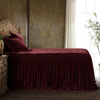 Venetian Silk Velvet Queen Bedding Set