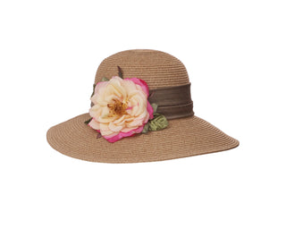 Vintage Wild Rose Lampshade Hat